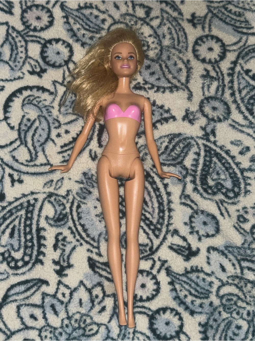 Barbie Doll Blonde with Pink Top